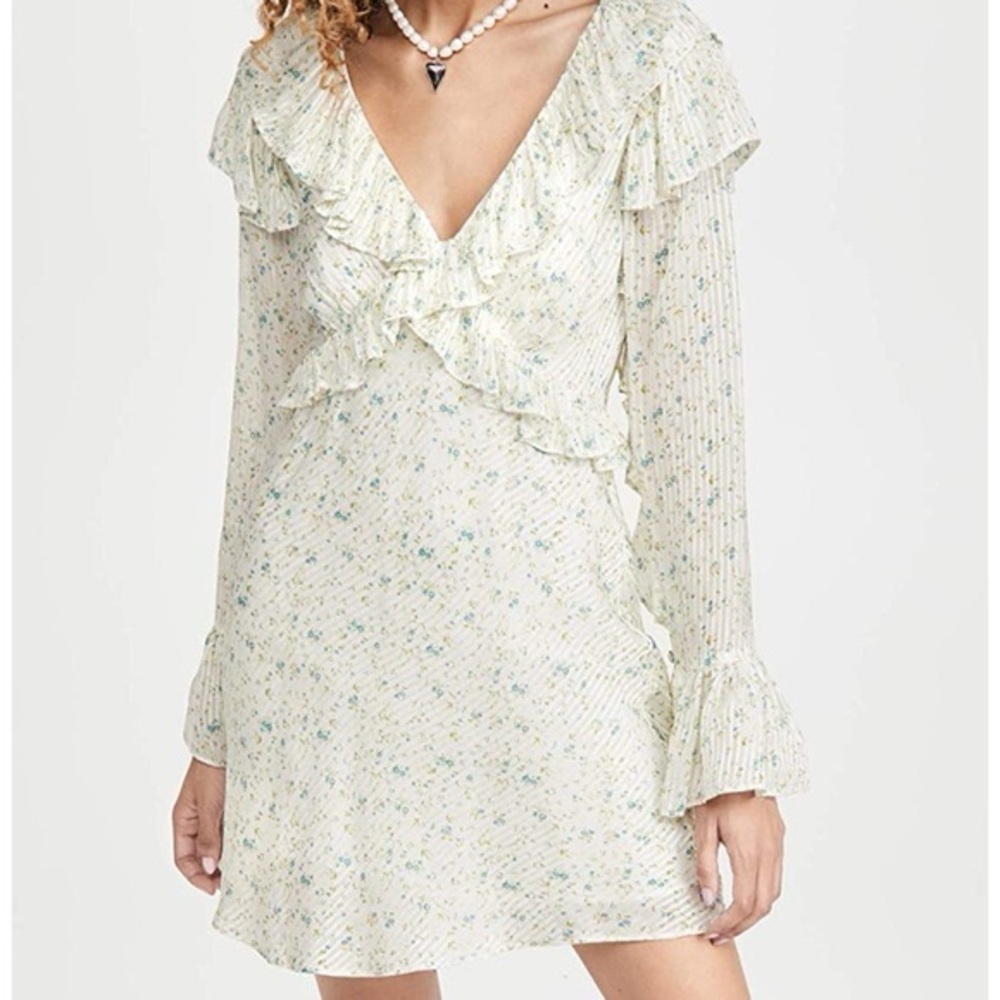 Free People Women's Sweetest Thing Mini Dress, Ivory Combo